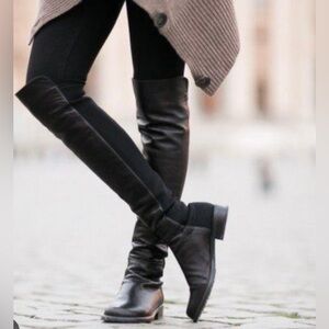 New Stuart Weitzman Langdon Over-The-Knee Leather Boots